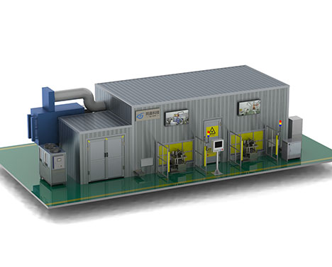 High-efficiency multi-flexible turbine lever laser welding station officially put into production High-efficiency multi-flexible turbine lever laser welding station officially put into production